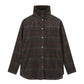 Checkered High-Neck Shirt