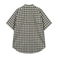 Fluid Drapery Checkered Shirt