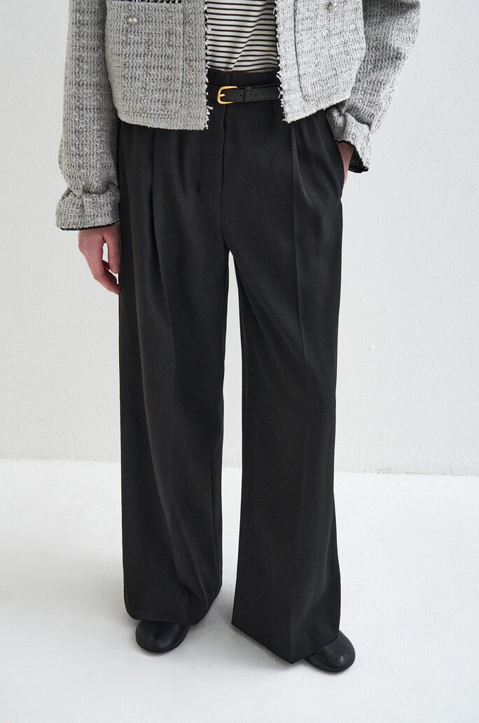 Belted Wide Pants
