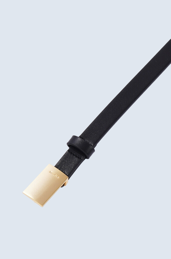 Square Buckle Thin Belt
