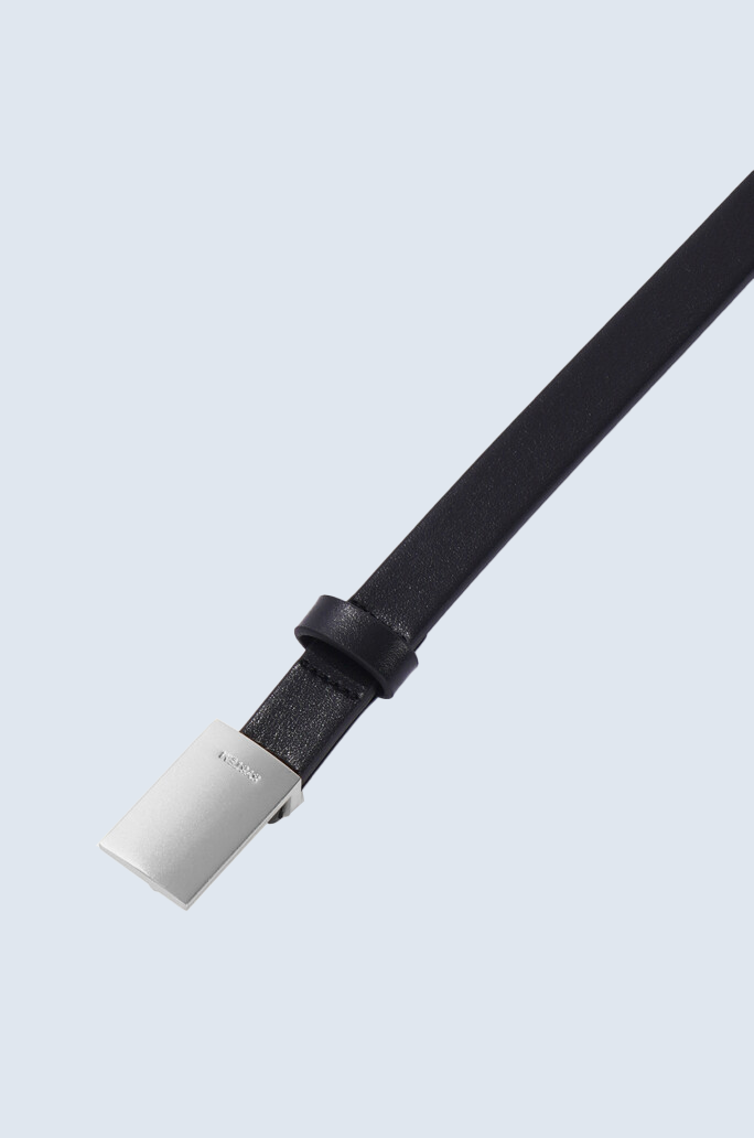 Square Buckle Thin Belt