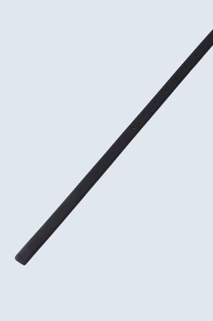 Square Buckle Thin Belt
