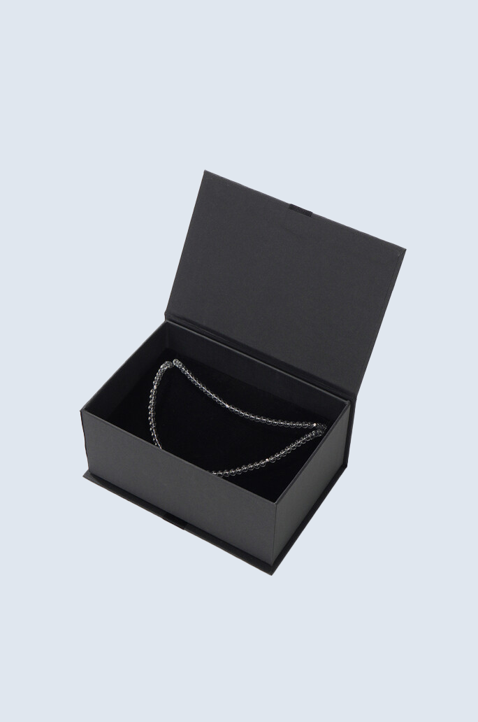 Glass Bead Long Necklace