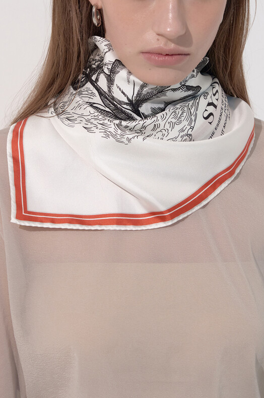 Printed Silk Scarf