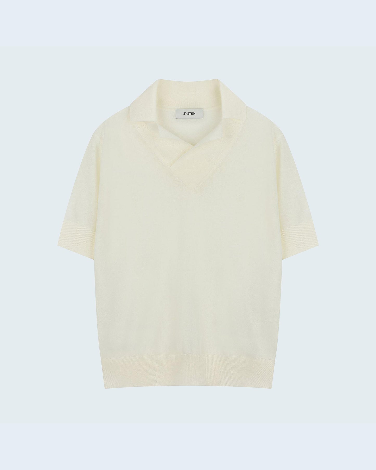 Polo-Style Knit Top