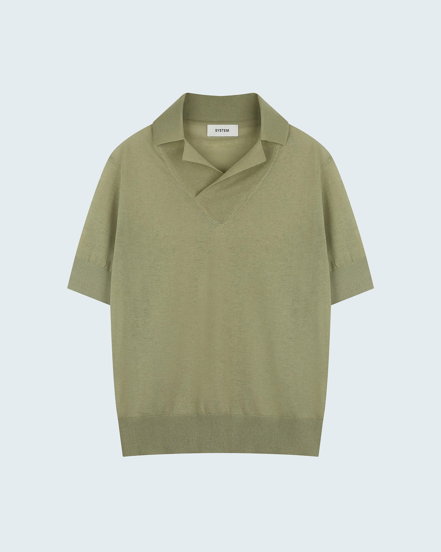 Polo-Style Knit Top