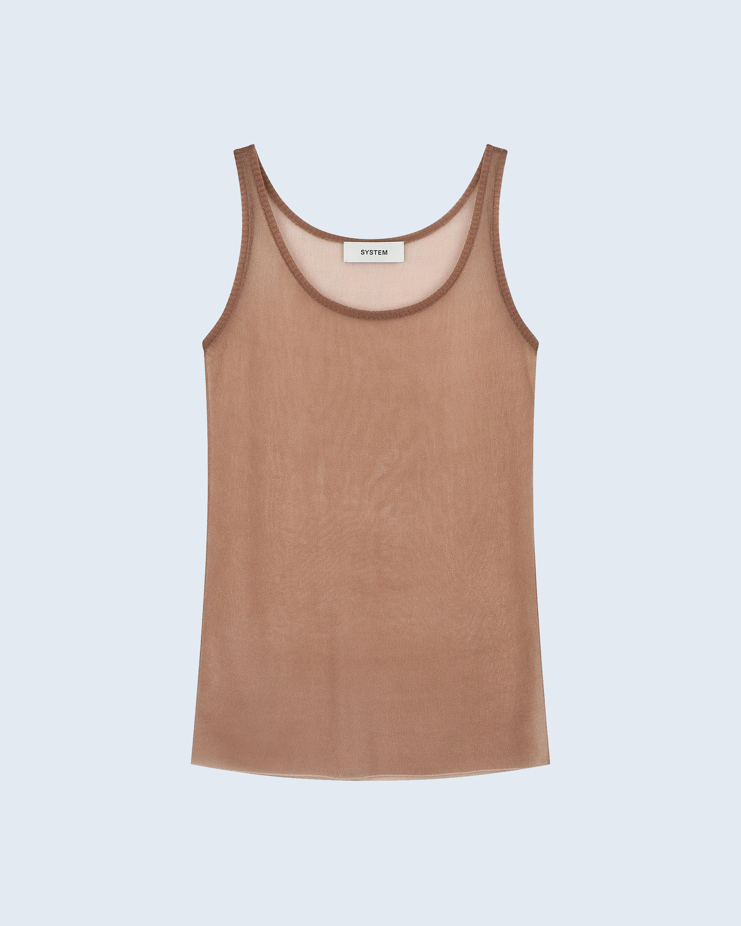 Sheer Twinkle Sleeveless Knit Top