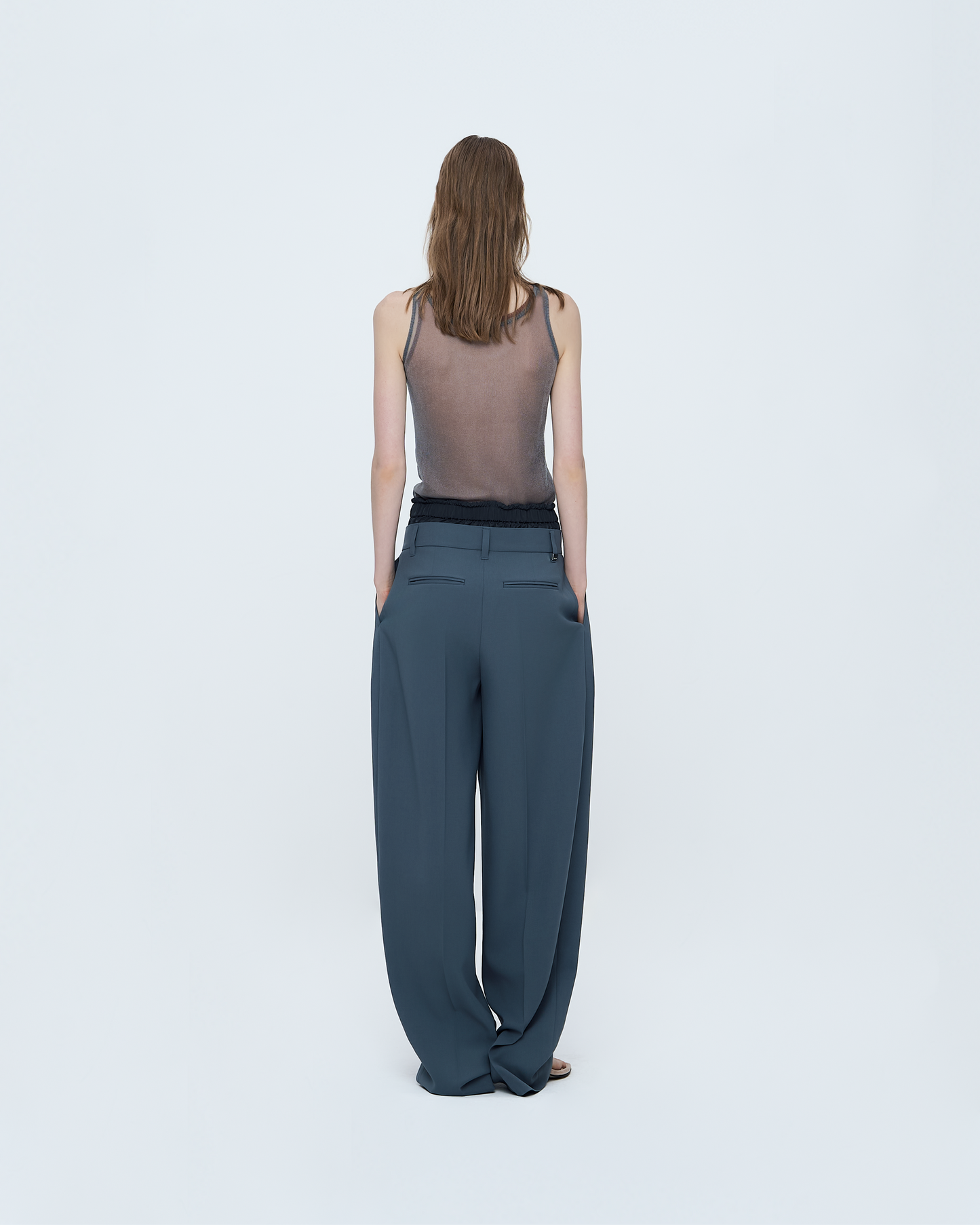 Sheer Twinkle Sleeveless Knit Top