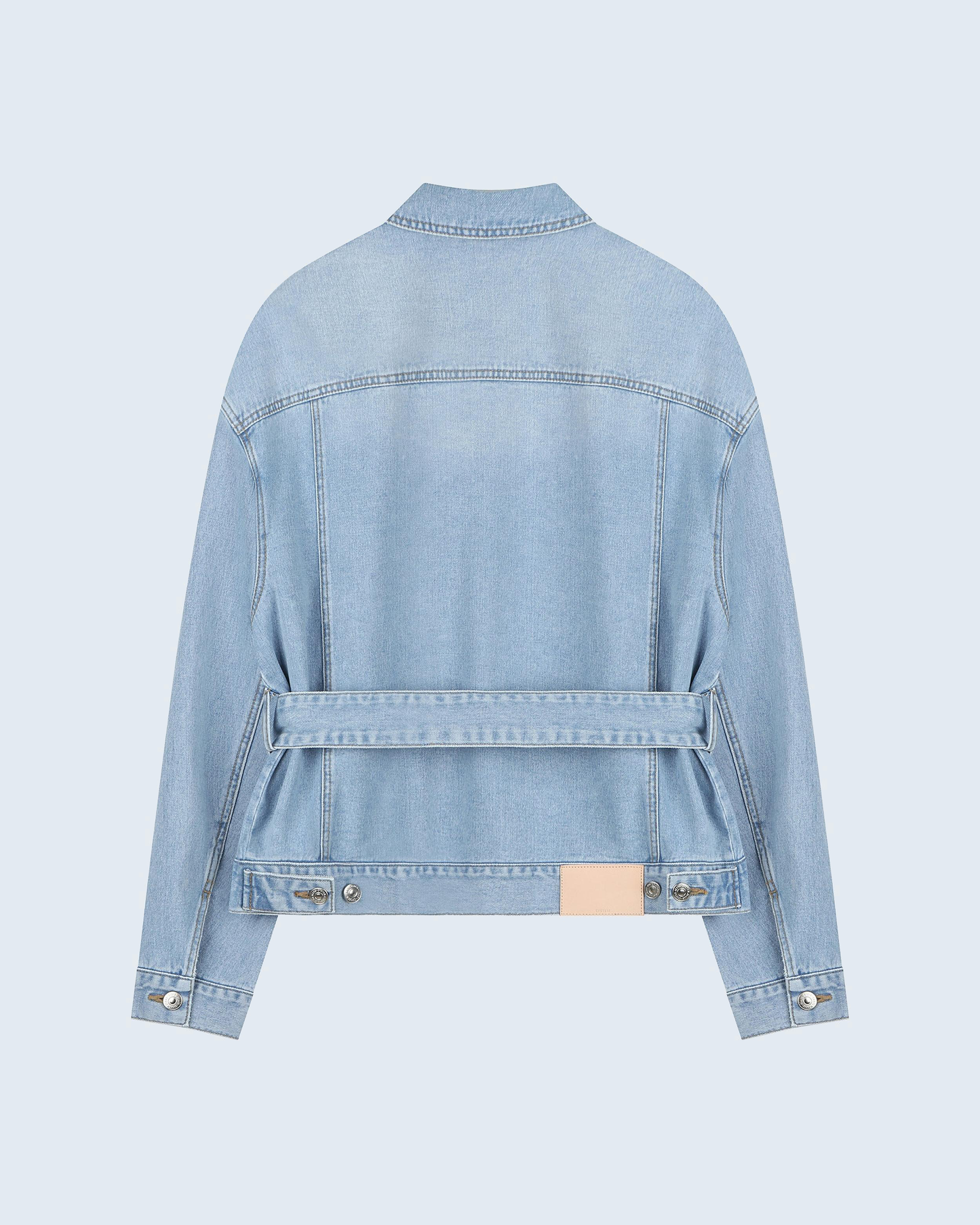 Ice-Washed Denim Jacket