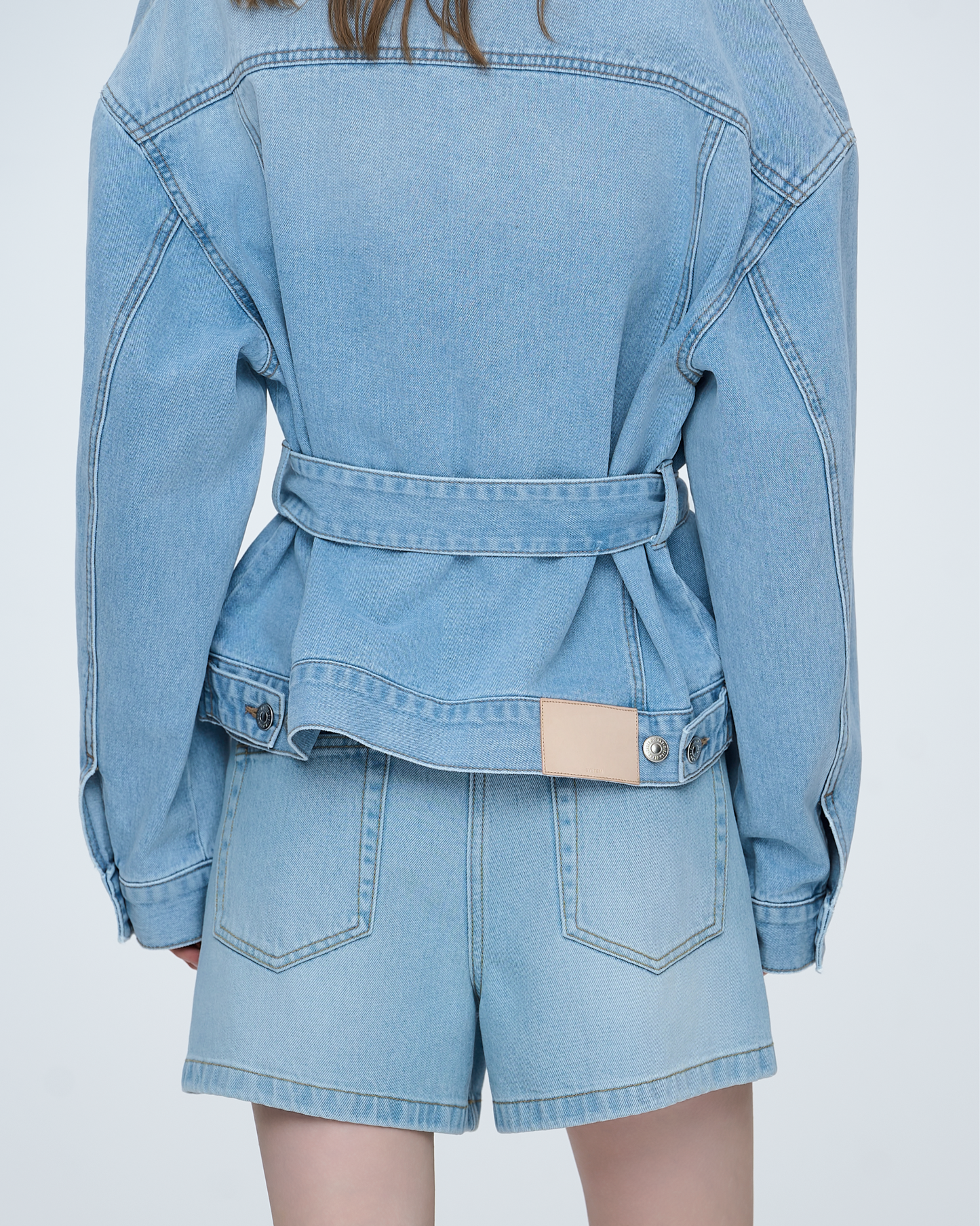 Ice-Washed Denim Jacket