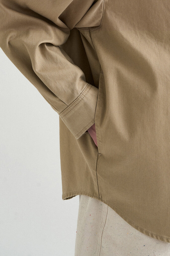 Color-Dyeing Denim Shirt