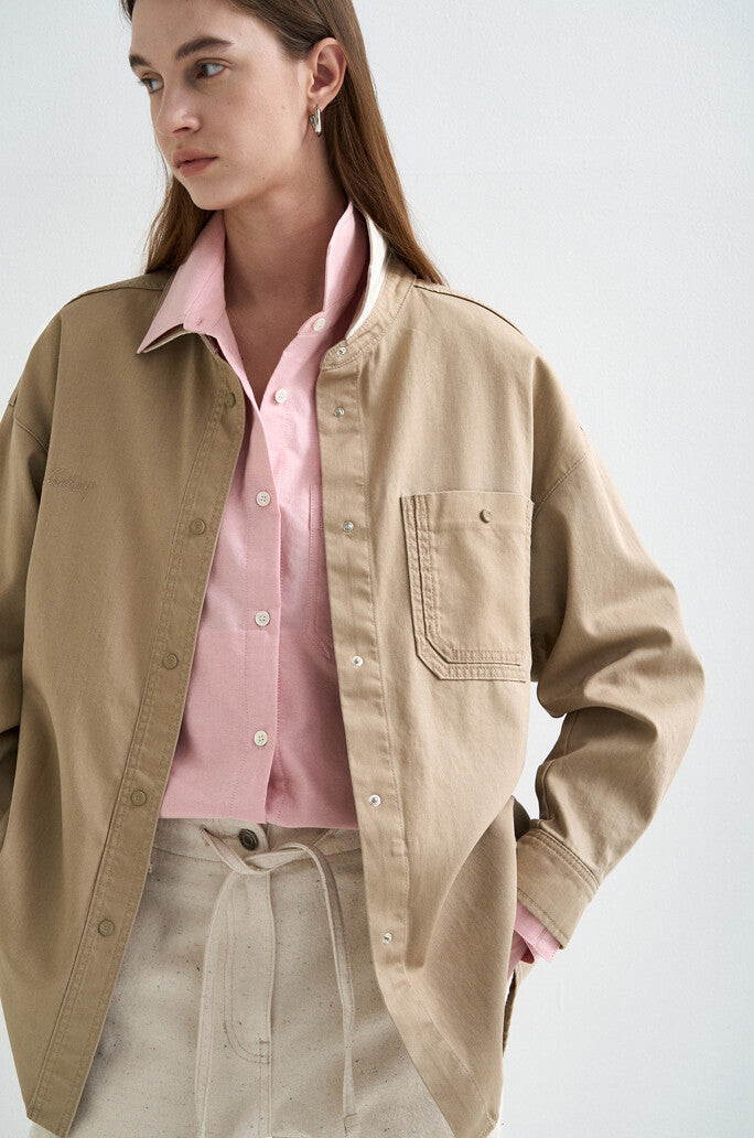 Color-Dyeing Denim Shirt