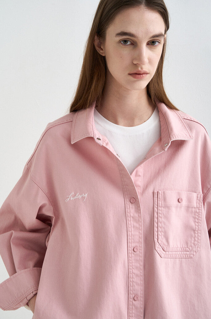Color-Dyeing Denim Shirt