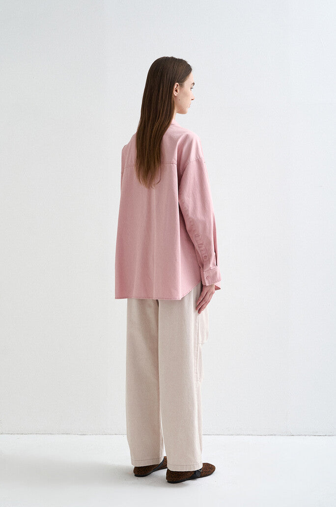 Color-Dyeing Denim Shirt