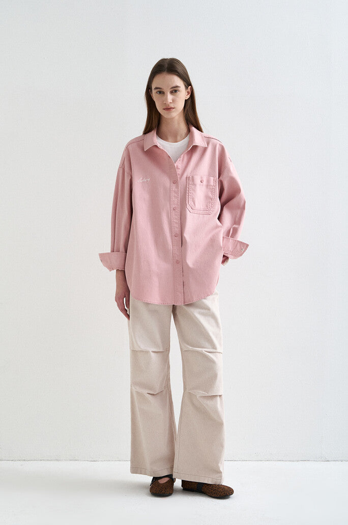 Color-Dyeing Denim Shirt
