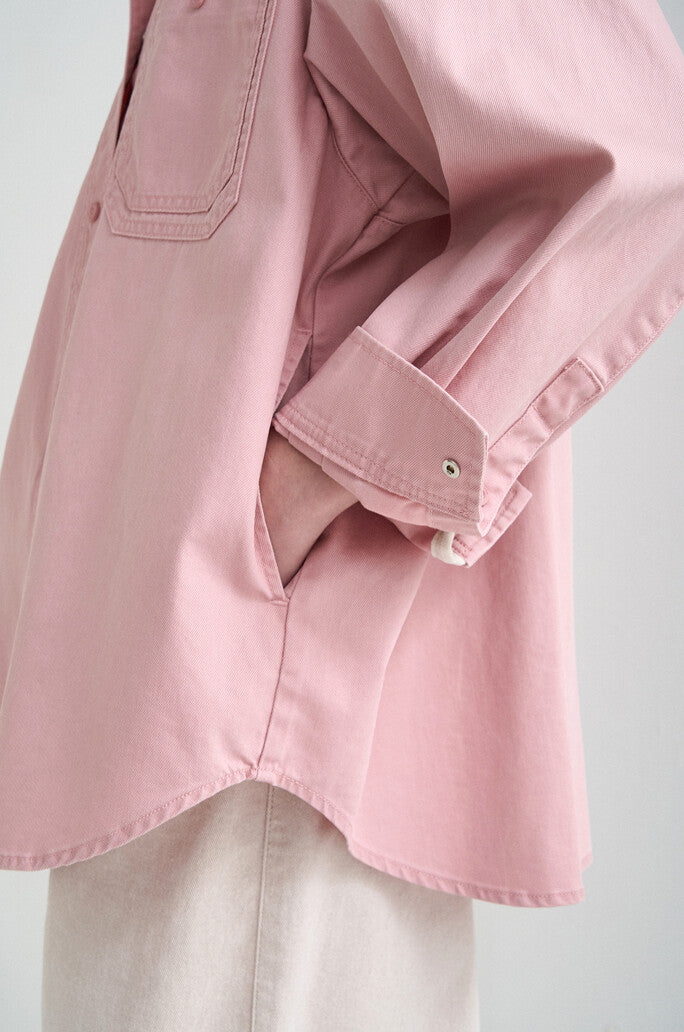 Color-Dyeing Denim Shirt