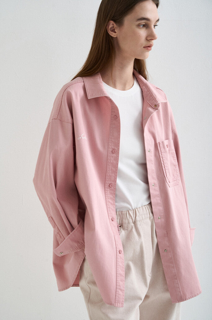 Color-Dyeing Denim Shirt