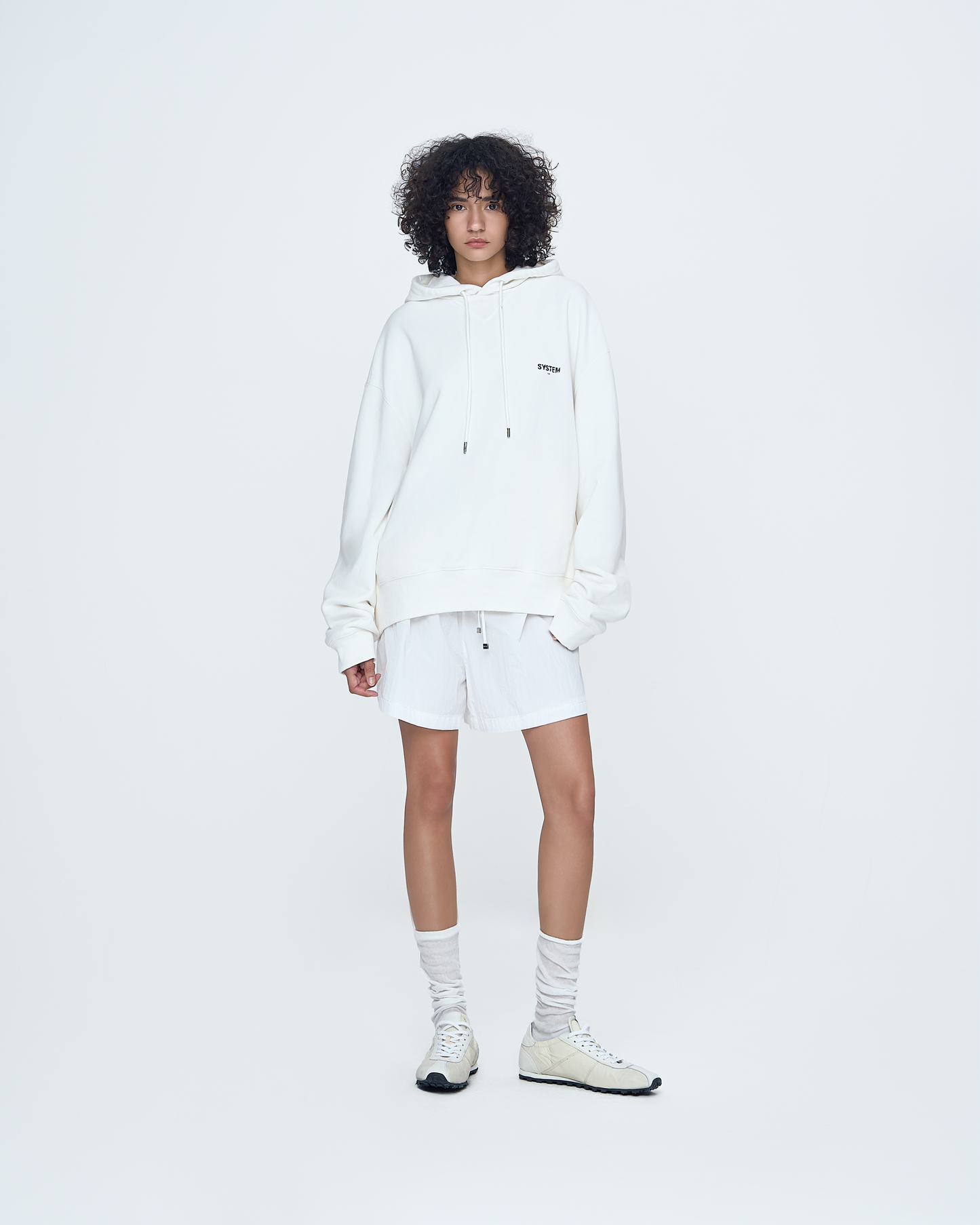 Flying Fabric Logo Hoodie