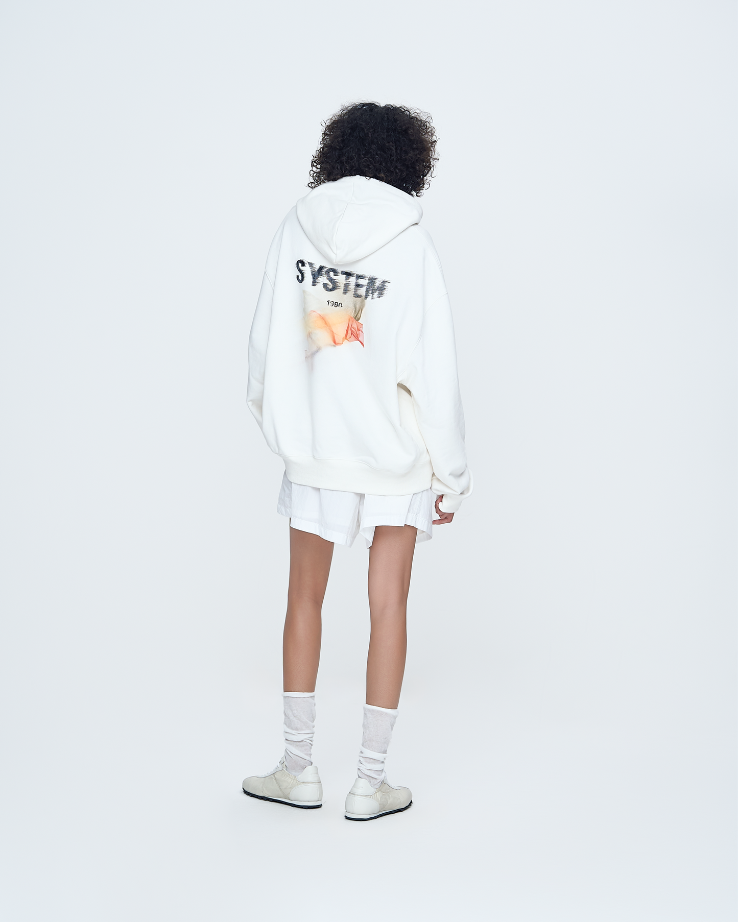 Flying Fabric Logo Hoodie