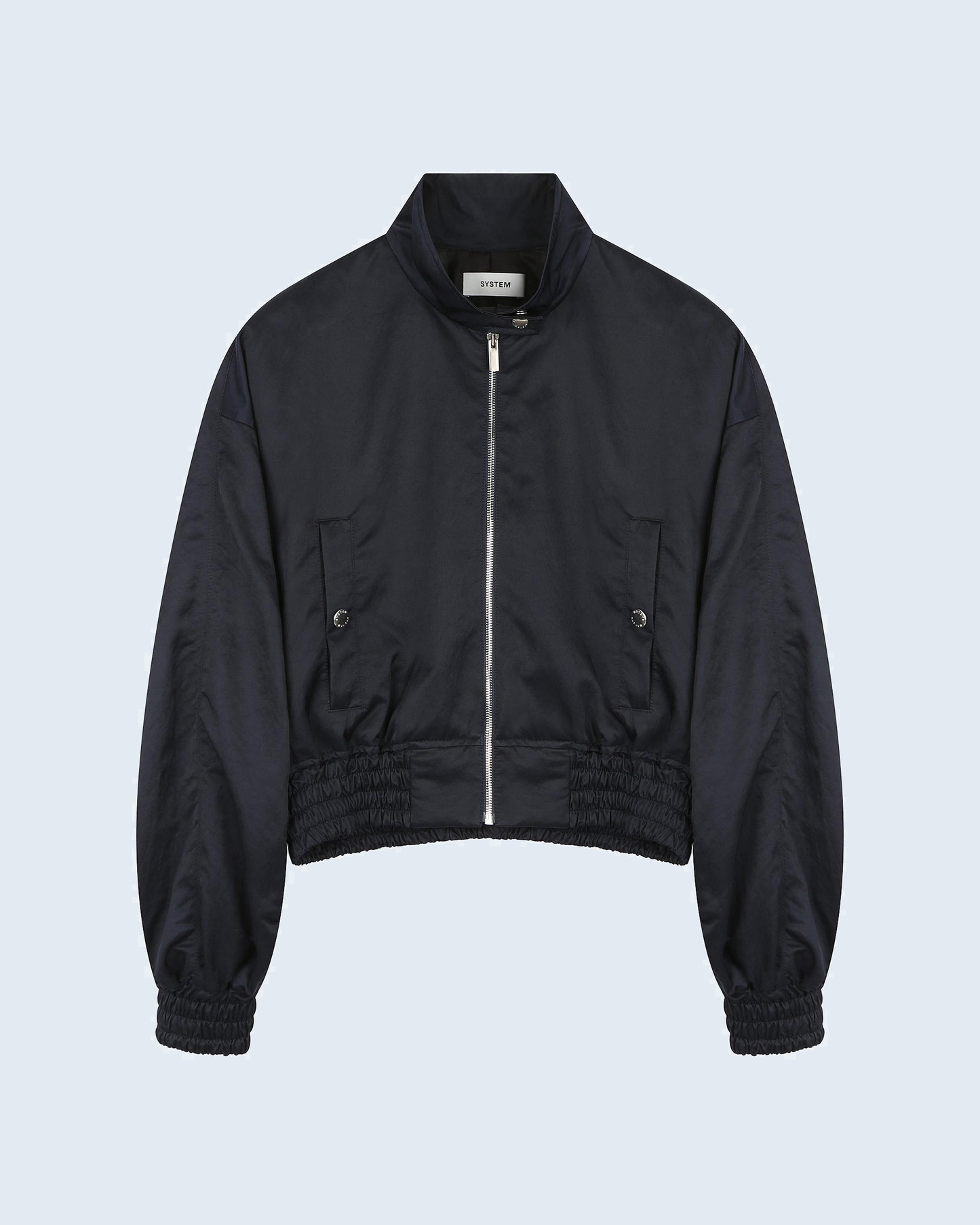 Metallic Zip-Up Jumper