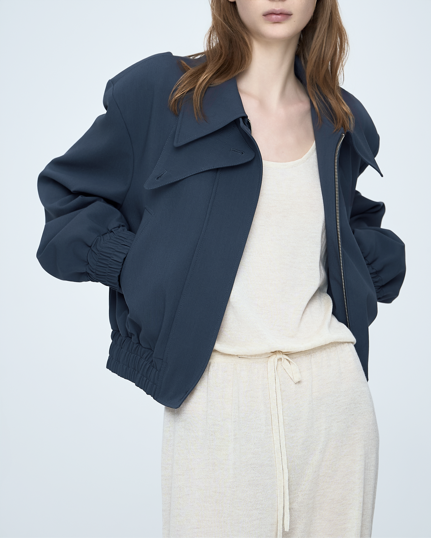 Padded Blouson Jacket