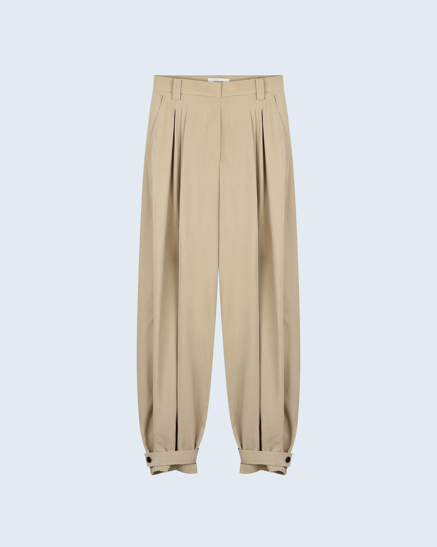 Triple-Tucked Pants