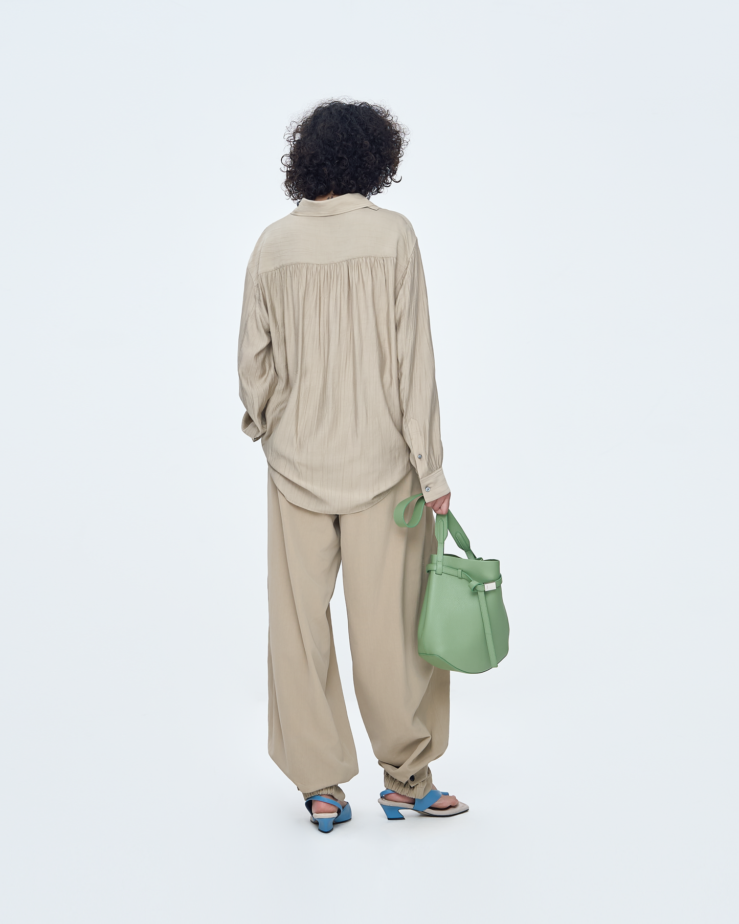 Triple-Tucked Pants