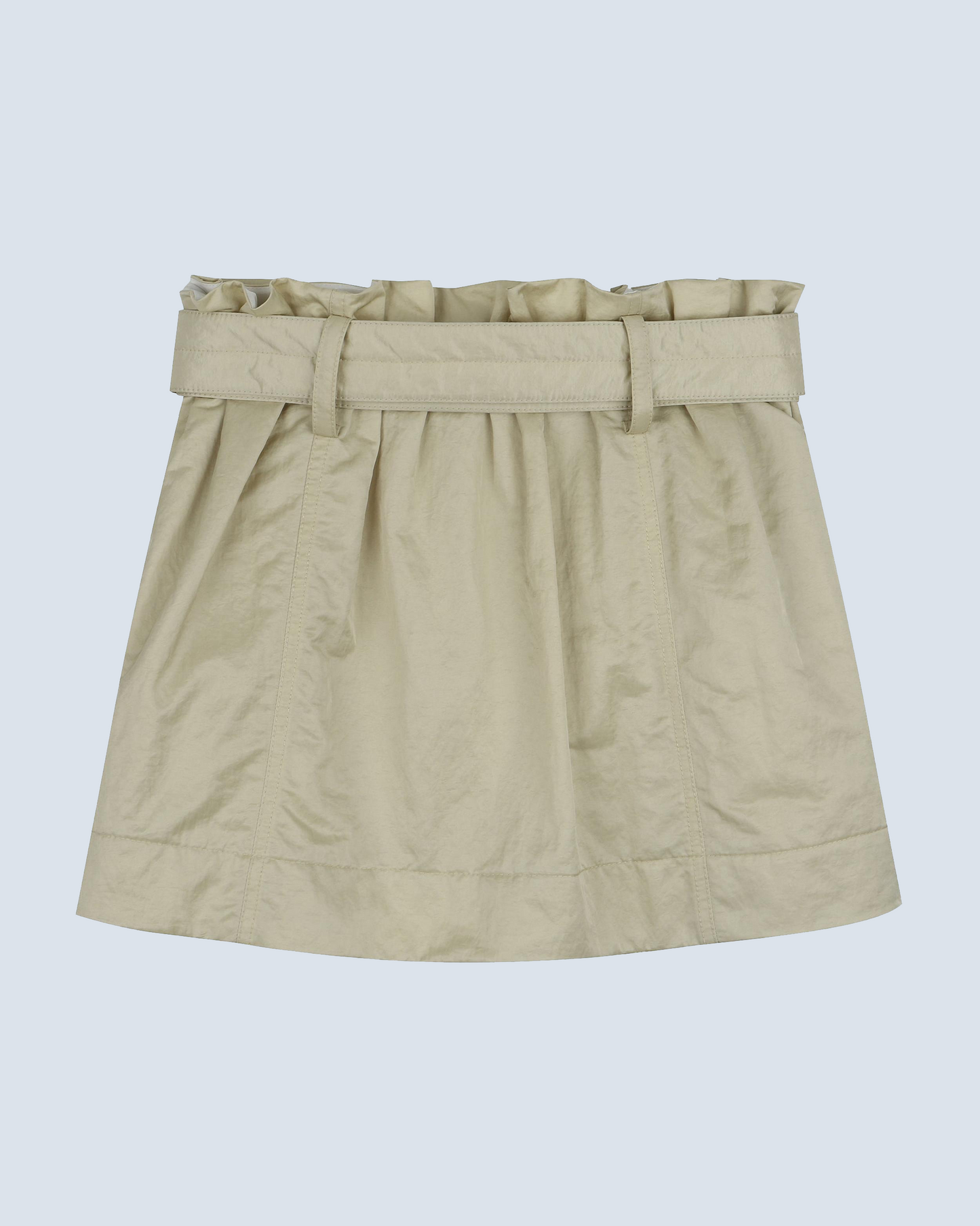 Belted Micro Mini Skirt