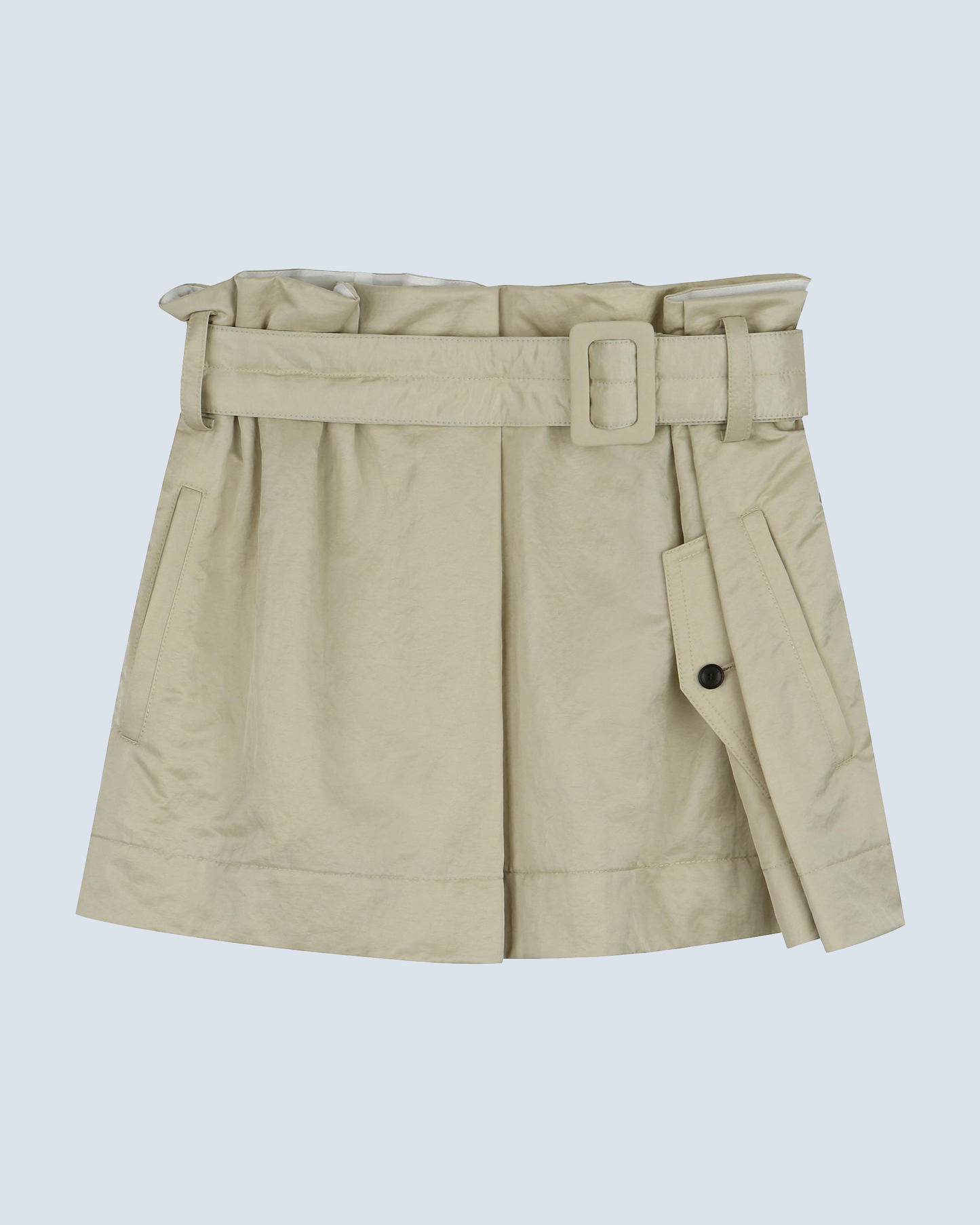 Belted Micro Mini Skirt