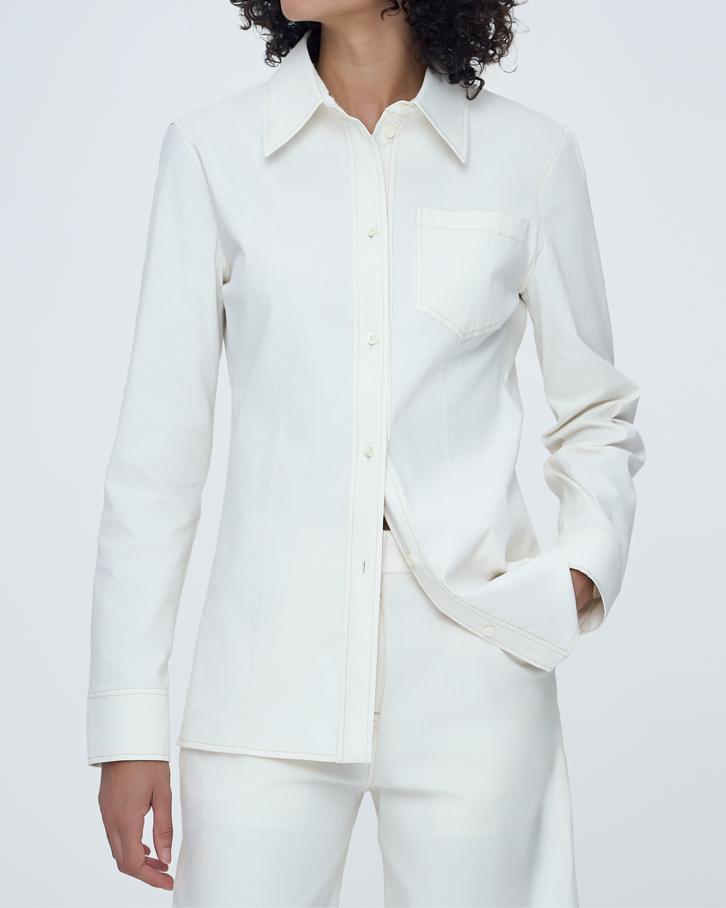 Fitted Waist Shirt