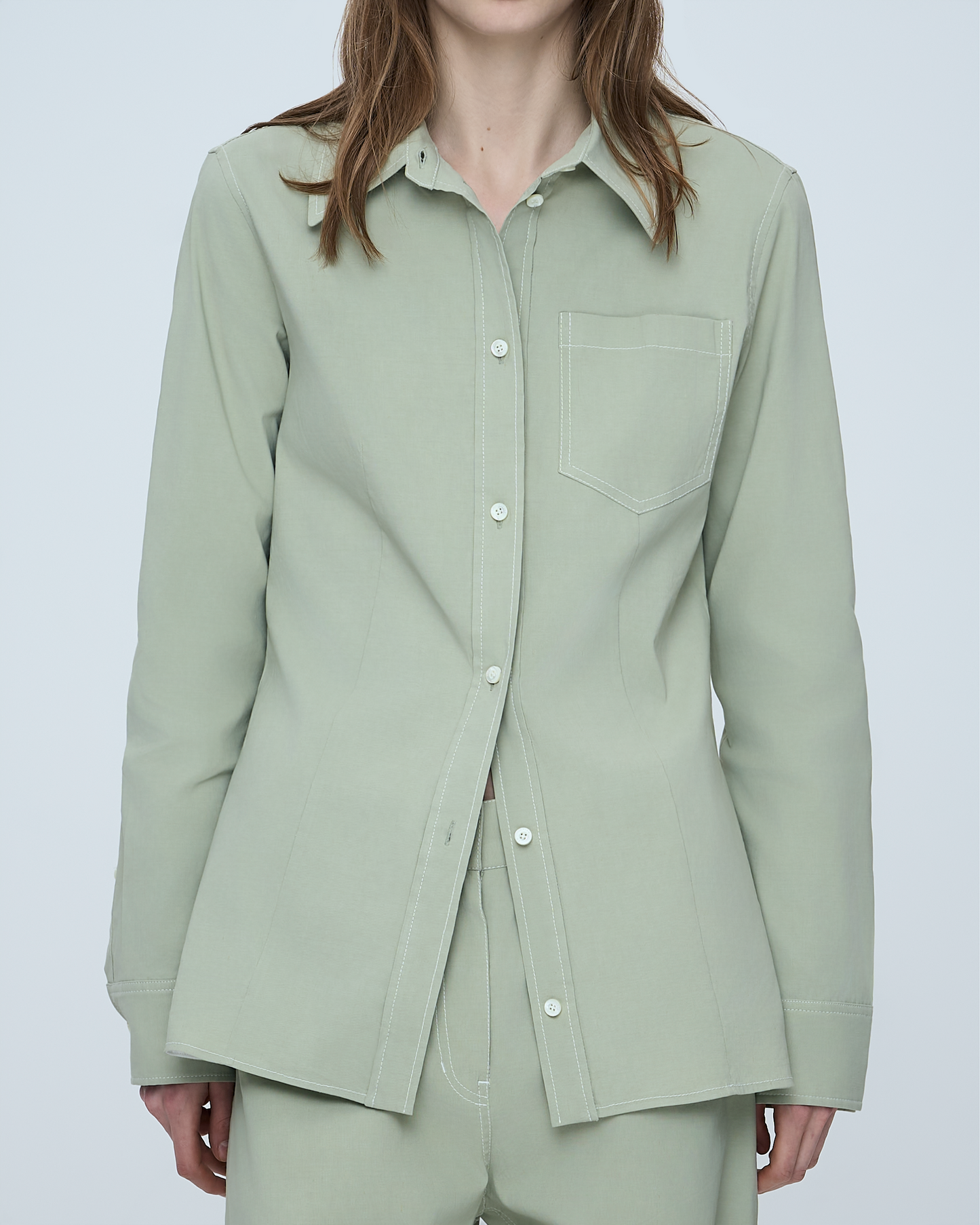Fitted Waist Shirt