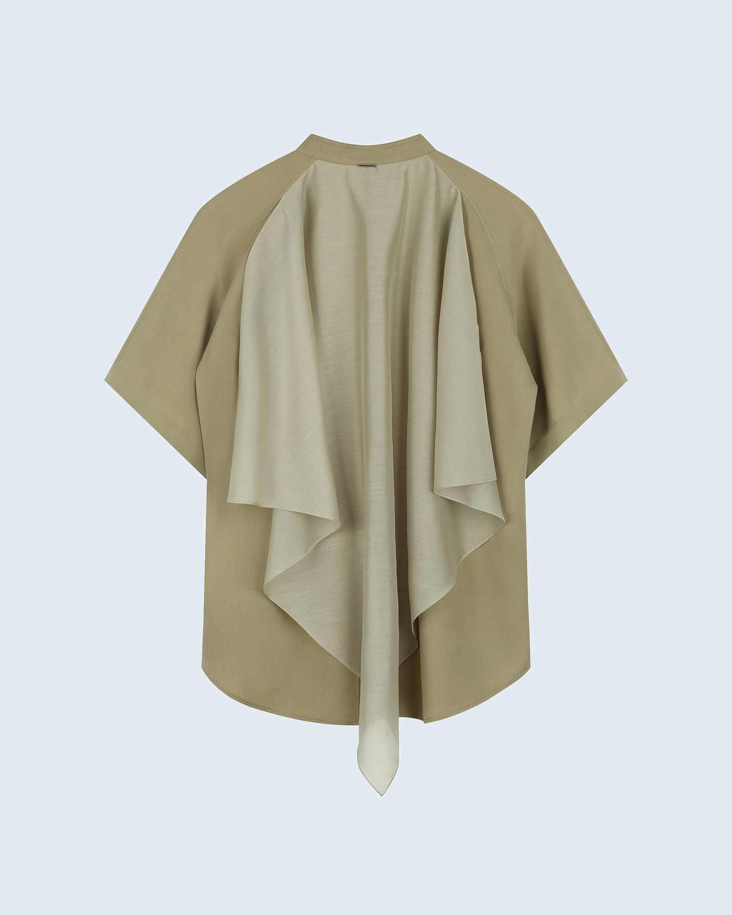 Back Contrast Combo Shirt
