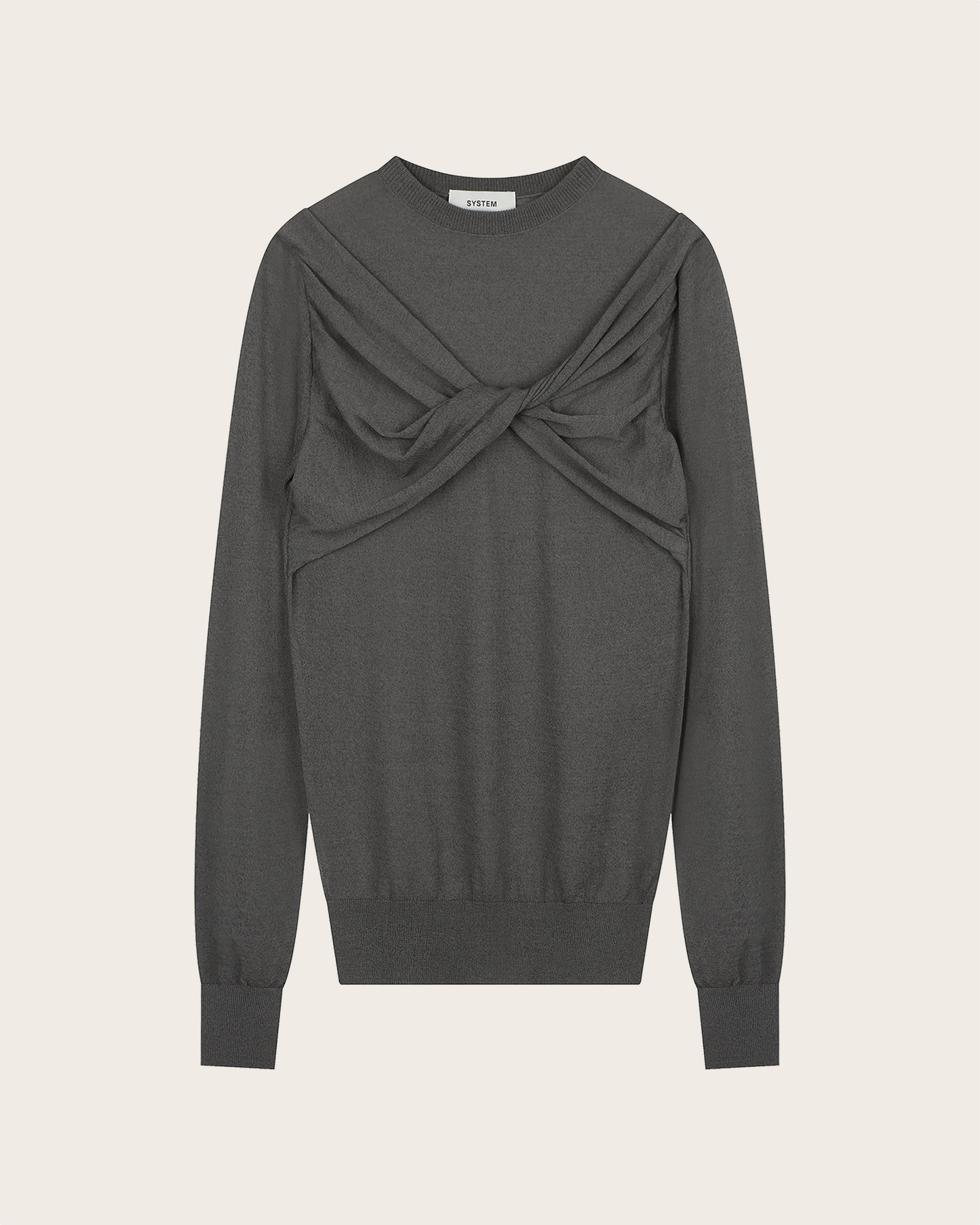 Twisted Sheer Knit Top