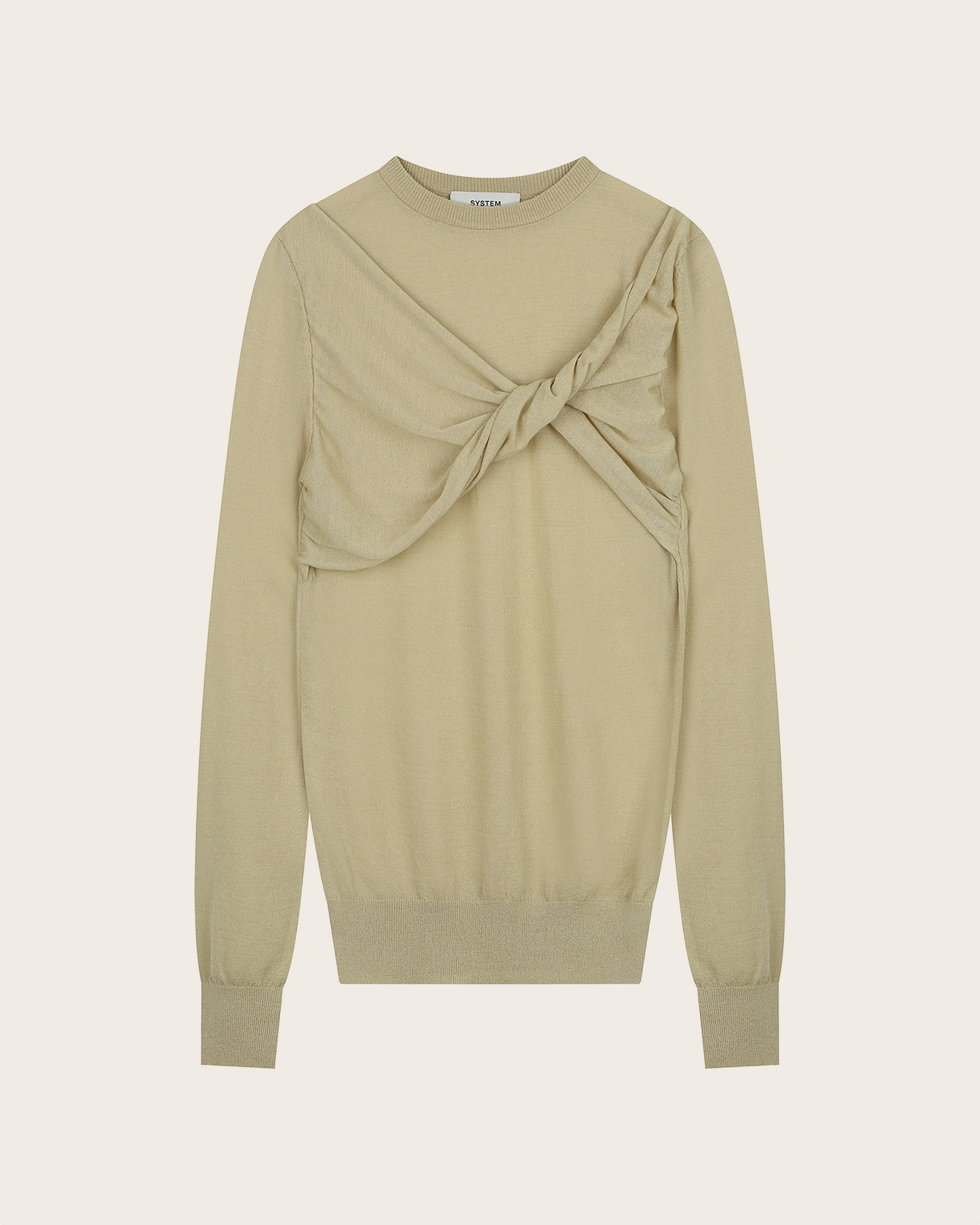 Twisted Sheer Knit Top