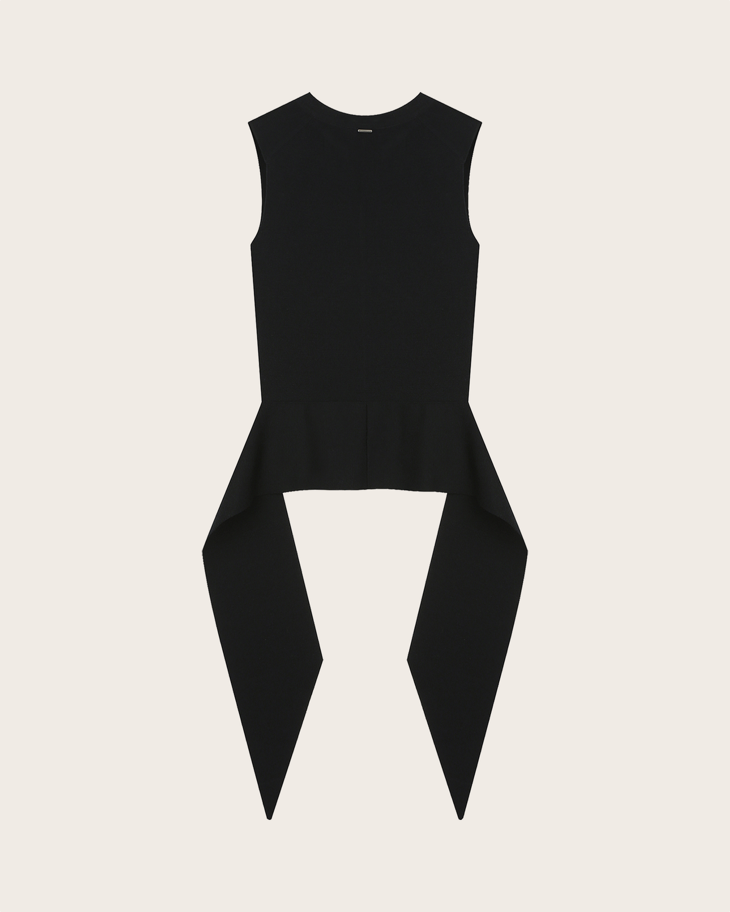 Knotted Sleeveless Knit Top
