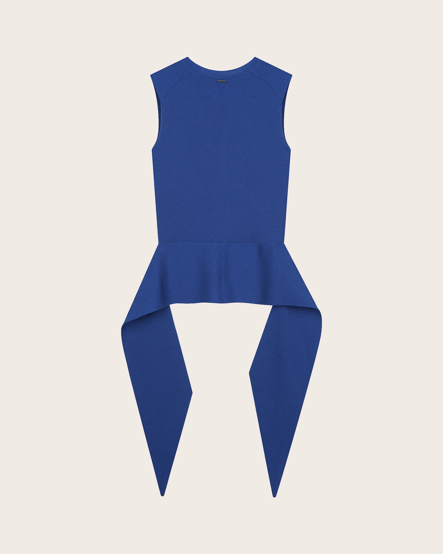 Knotted Sleeveless Knit Top