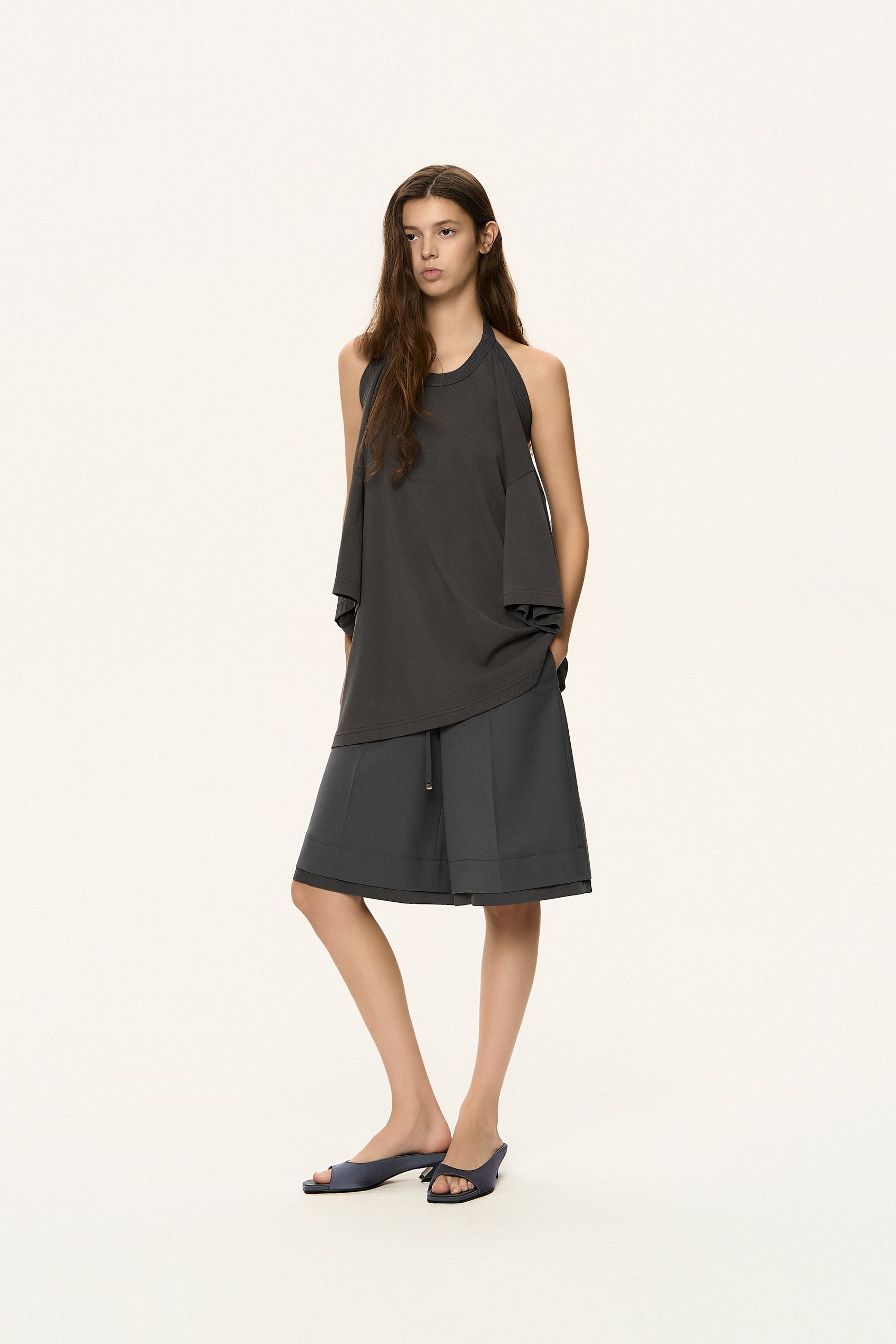 Convertible Halter Neck T-Shirt