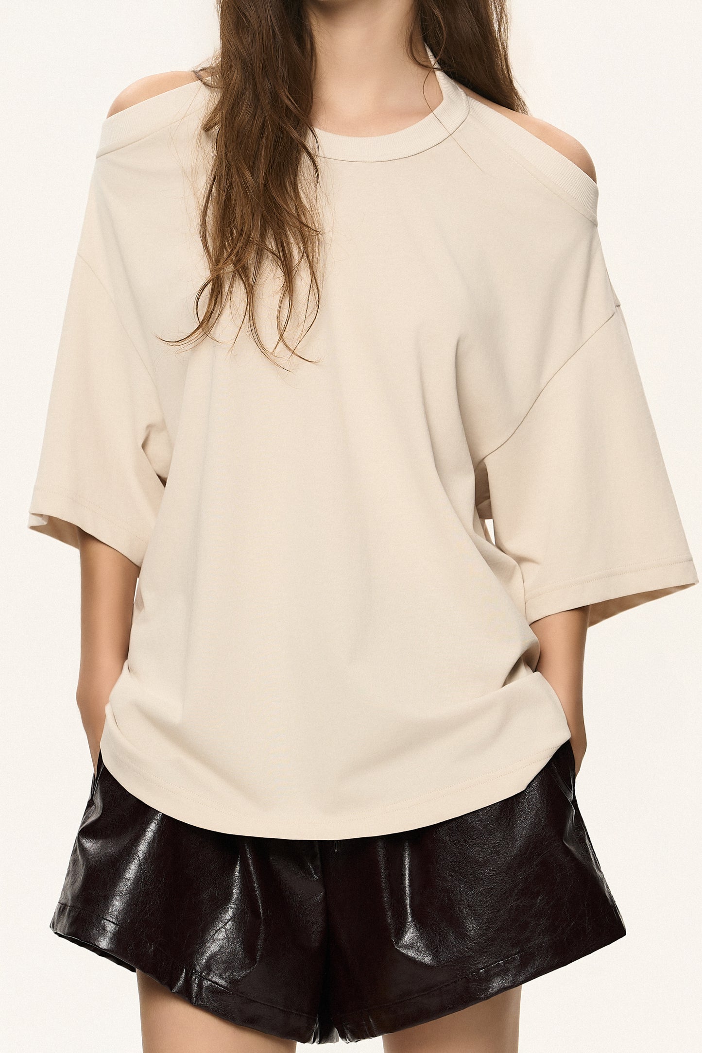 Convertible Halter Neck T-Shirt