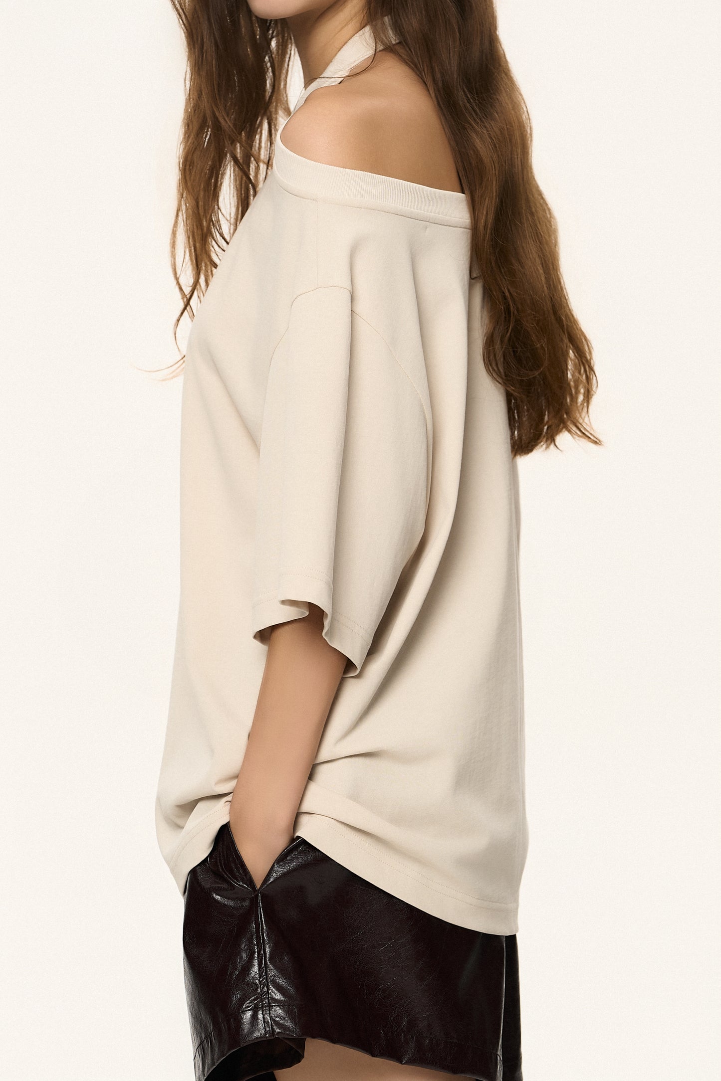 Convertible Halter Neck T-Shirt
