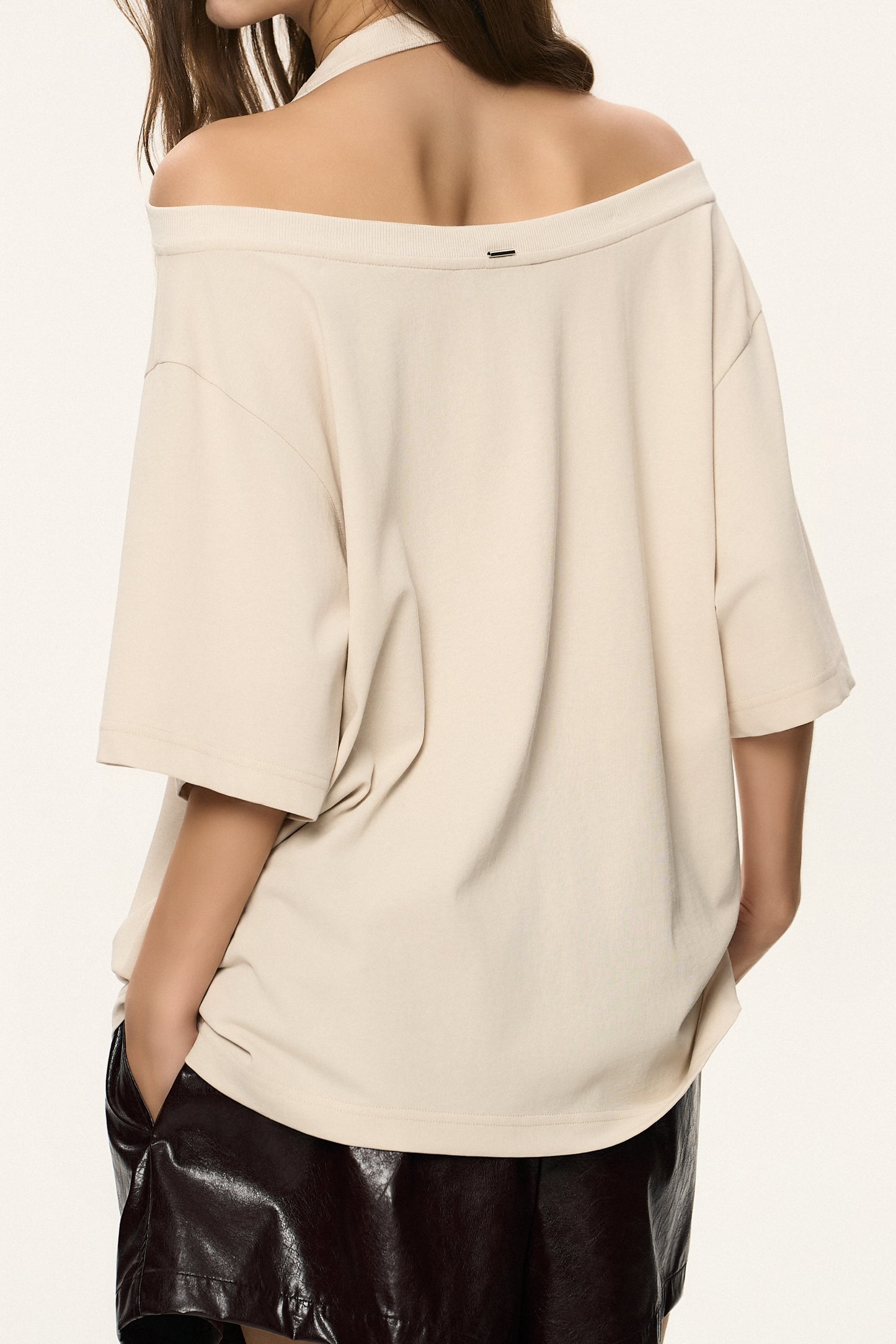 Convertible Halter Neck T-Shirt