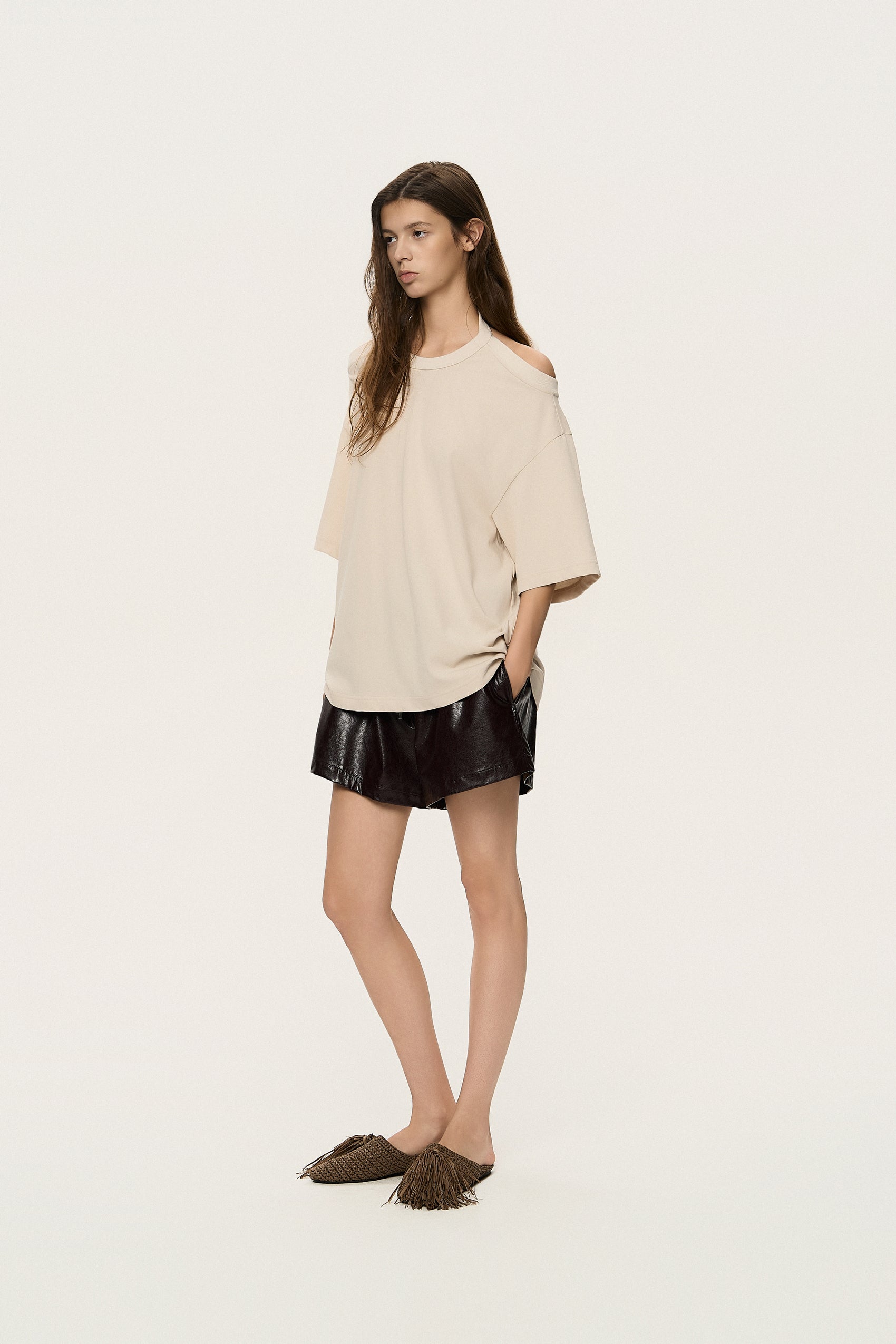 Convertible Halter Neck T-Shirt