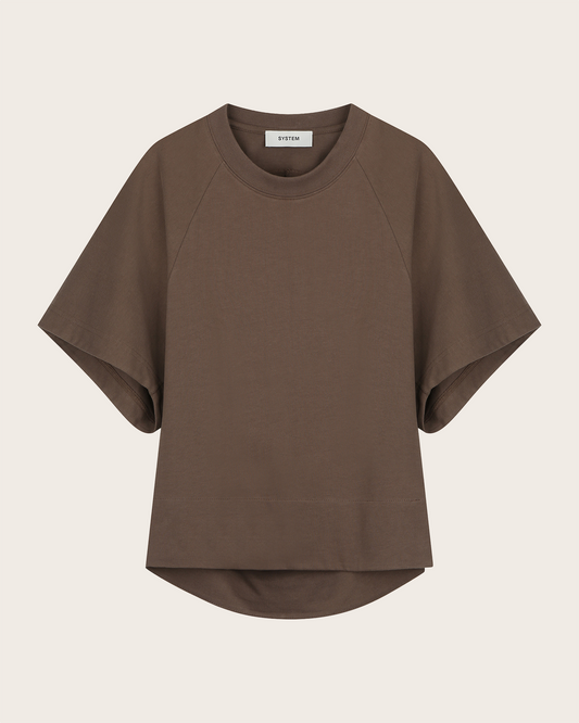 Dolman Sleeve Rounded T-Shirt