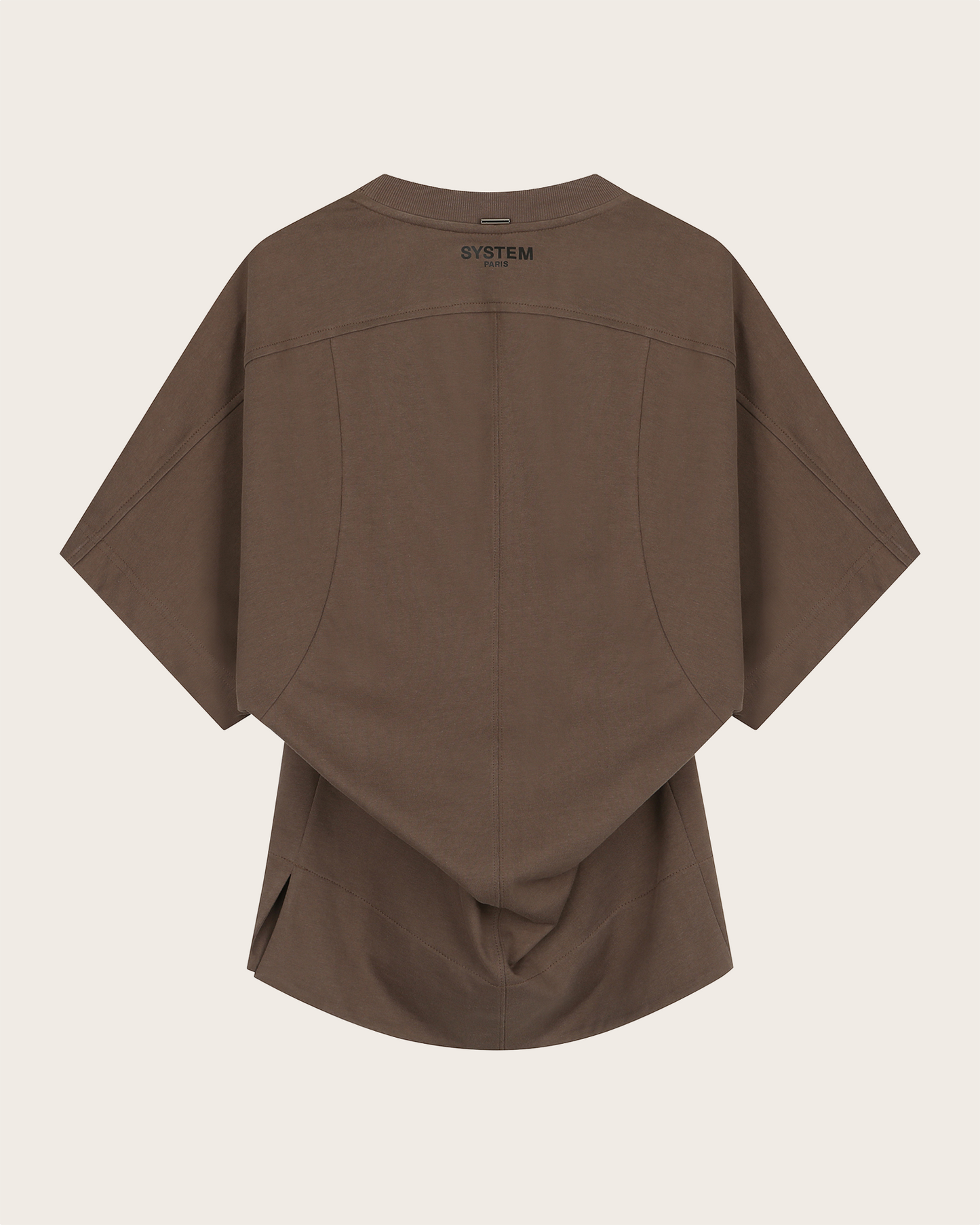 Dolman Sleeve Rounded T-Shirt