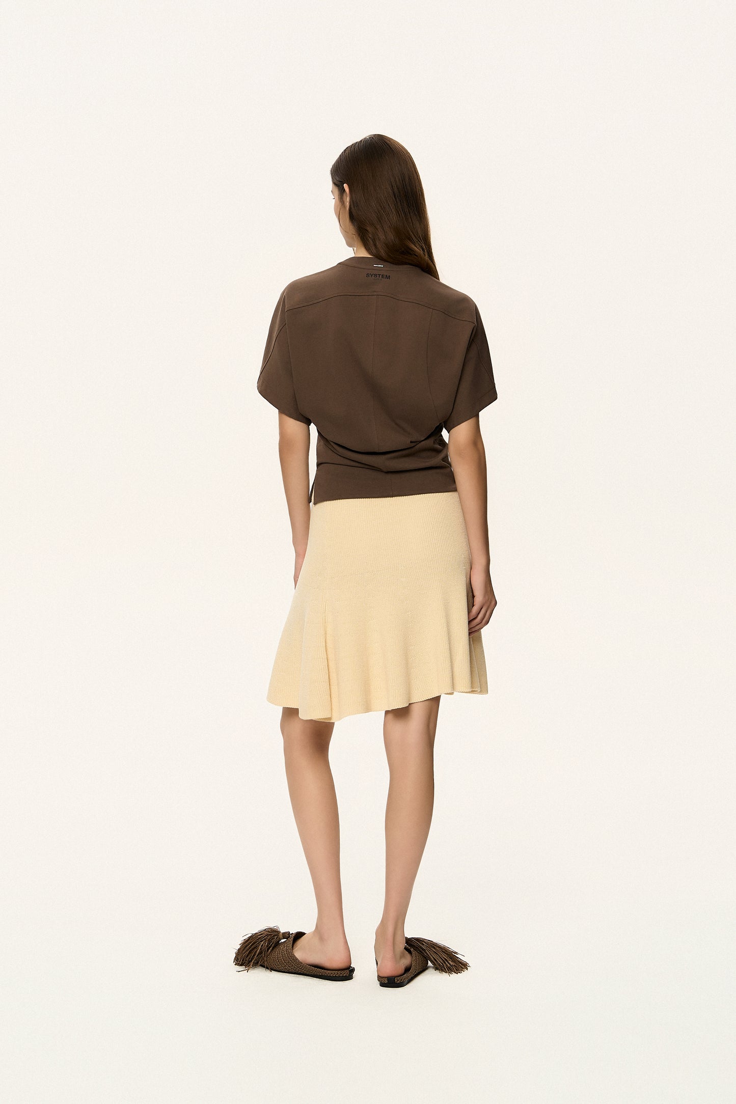 Dolman Sleeve Rounded T-Shirt