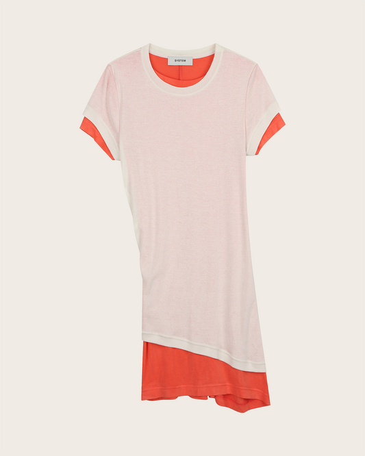 Twist Detail Layered T-Shirt