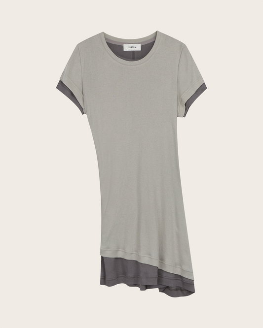 Twist Detail Layered T-Shirt