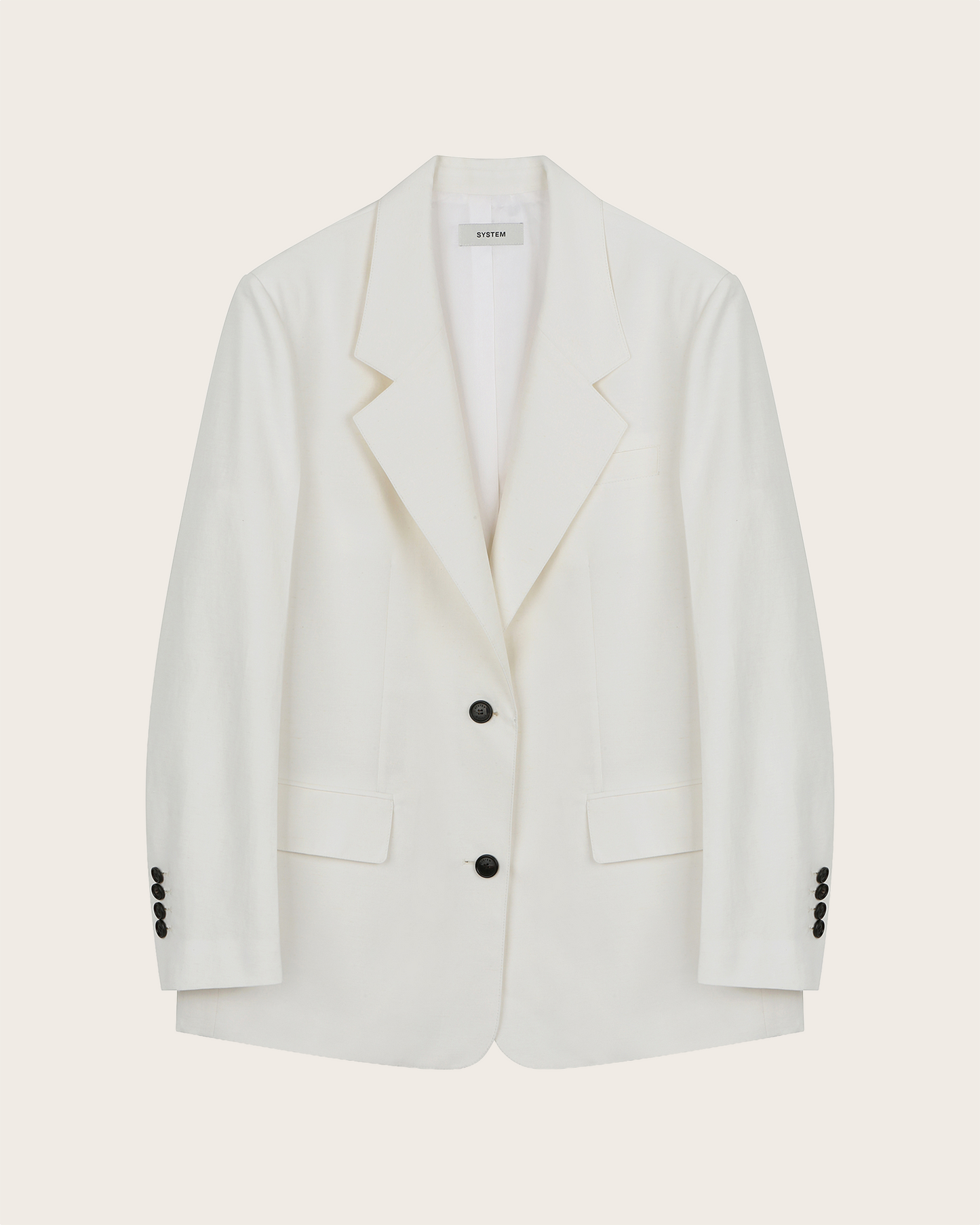 Linen Structured Blazer