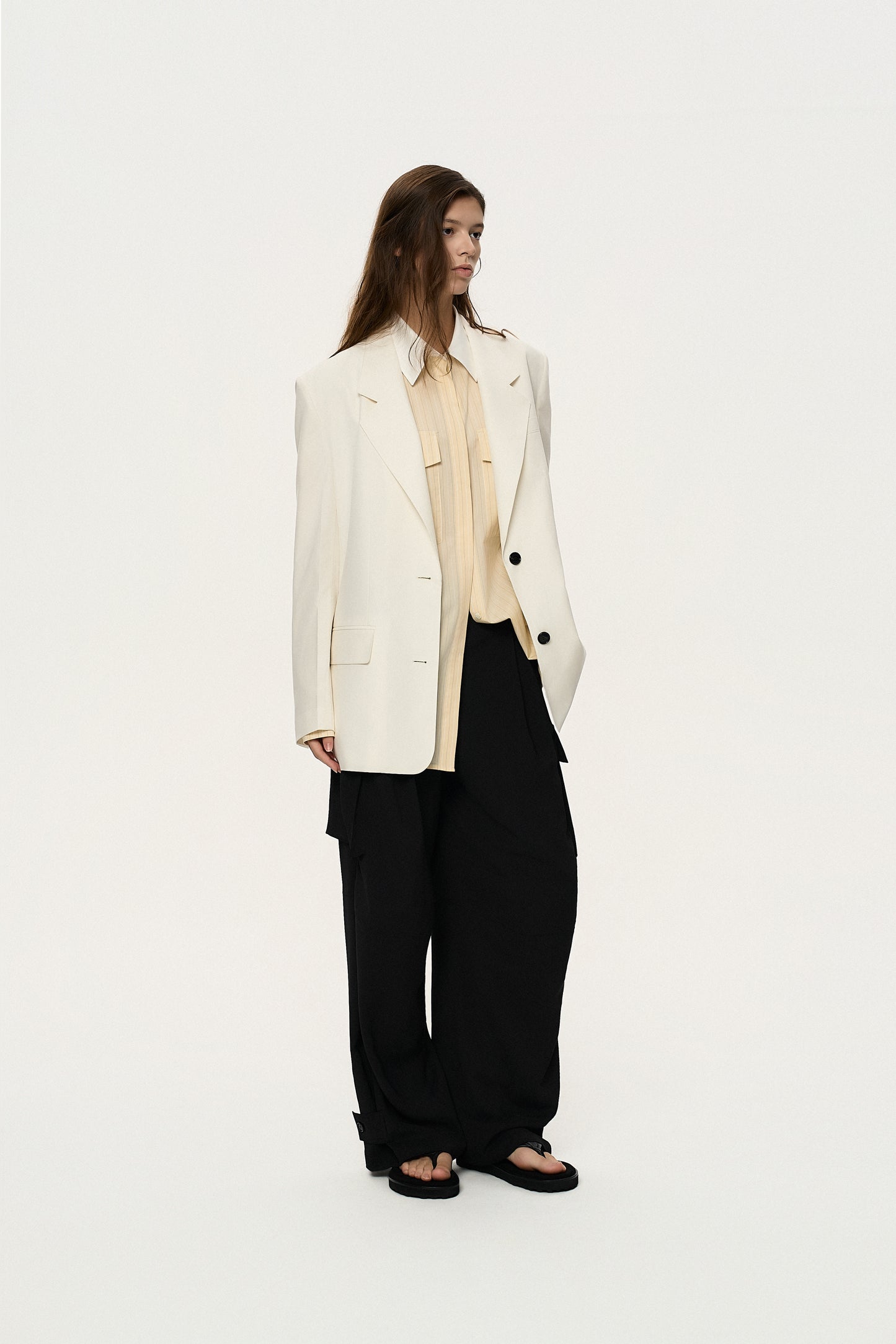 Linen Structured Blazer