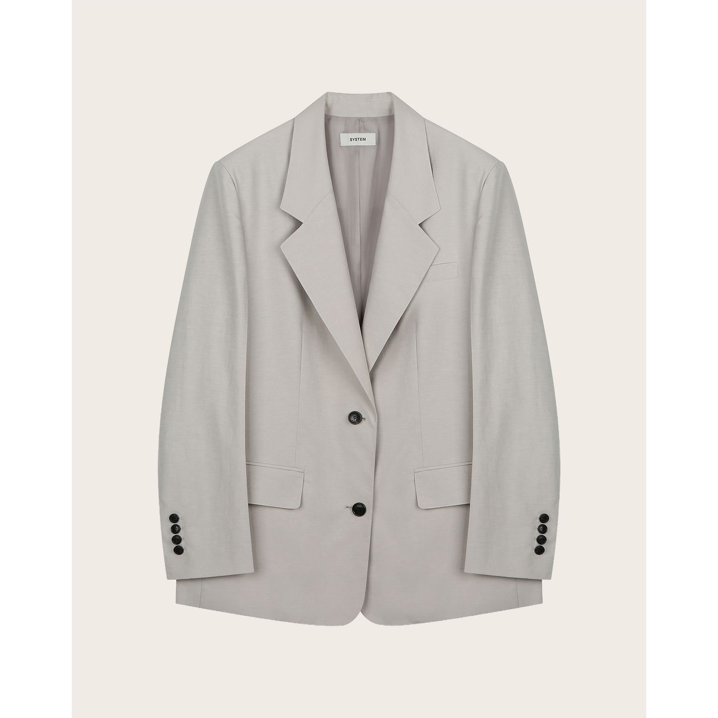 Linen Structured Blazer