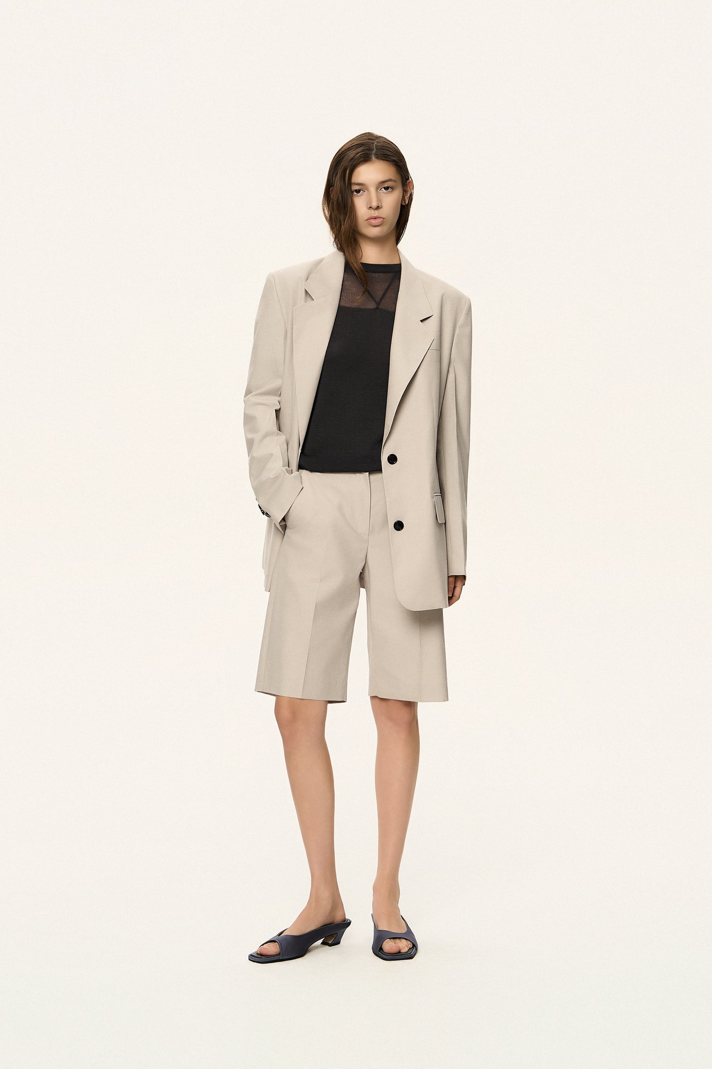 Linen Structured Blazer